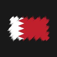 Bahrain Flag Brush. National Flag vector