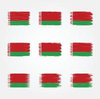 Belarus Flag Brush. National Flag vector