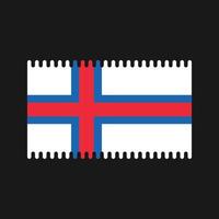 Faroe Islands Flag Vector. National Flag vector