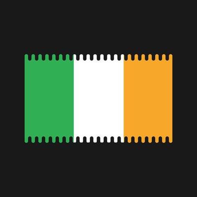 Ireland Flag Vector. National Flag