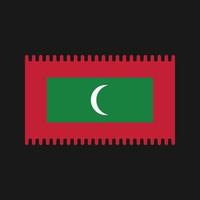 Maldives Flag Vector. National Flag vector