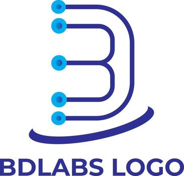 BD lab logo vector