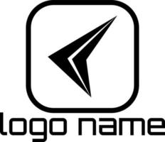 diseño de logotipo de bumerán vector