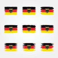 Germany Flag Brush. National Flag vector