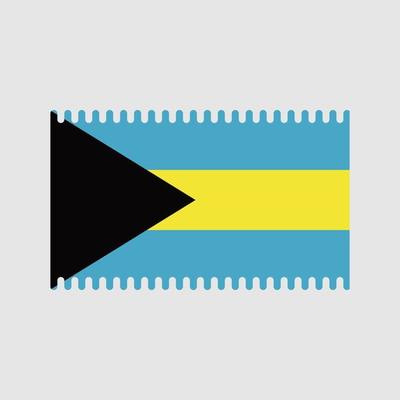 Bahamas Flag Vector. National Flag