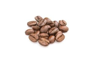 Coffee bean on isolated on white background. Food and beverage concept photo