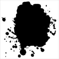 Abstract black ink blot background. Vector illustration. Grunge texture for cards and flyers design.