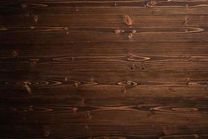 Brown wooden table texture for background or wallpaper use photo