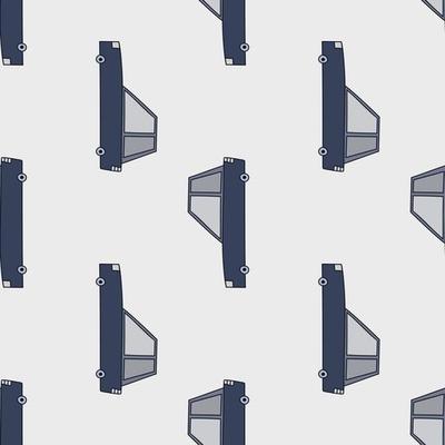 Doodle cars seamless pattern. Transport wallpaper. Kids automobile background.