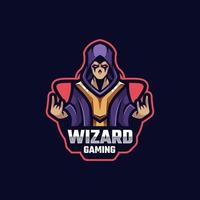Illustration vector graphic of Wizard Gaming, good for logo design