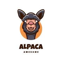 gráfico vectorial ilustrativo de alpaca, bueno para el diseño de logotipos vector