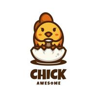 Illustration vector graphic of Chick, good for logo design