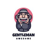 Illustration vector graphic of Gentleman, good for logo design