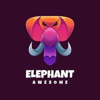 Illustration vector graphic of Elephant, good for logo design