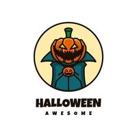 gráfico vectorial ilustrativo de halloween, bueno para el diseño de logotipos vector