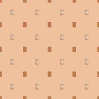 Mailbox engraved seamless pattern. Vintage letterbox in hand drawn style. vector