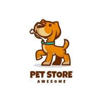 gráfico vectorial ilustrativo de la tienda de mascotas, bueno para el diseño del logotipo vector
