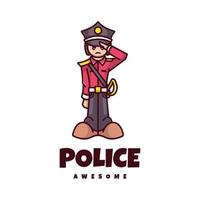 Illustration vector graphic of Police, good for logo design