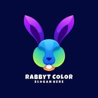 Illustration vector graphic of Rabbit Color, good for logo design