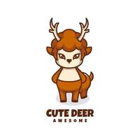 Illustration vector graphic of Cute Deer, good for logo design