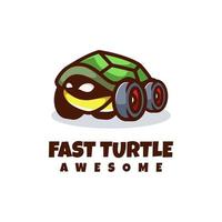 Illustration vector graphic of Fast Turtle, good for logo design