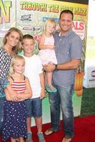 LOS ANGELES, OCT 9, Kelly Packard, Dallin Privett, Halle Privett, Aubrey Lin Privett, Darrin Privett at the Celebrities Salute the Military at Corn Maze on October 9, 2015 photo