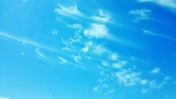 Cirrus clouds over the sky photo