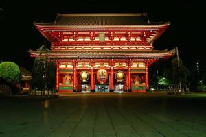 sensoji, o templo asakusa kannon, tokio, japón foto
