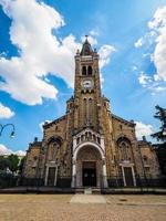 hdr iglesia de santa rita da cascia en turín foto