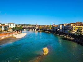 HDR River Adige in Verona photo