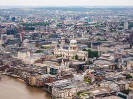 HDR Aerial view of London photo