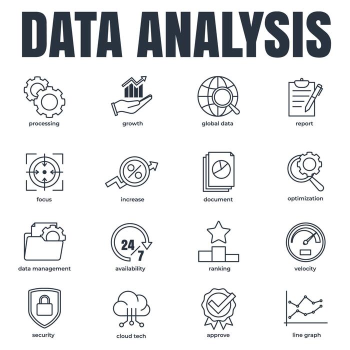 Data Analysis Logo Vector Art, Icons, and Graphics for Free Download