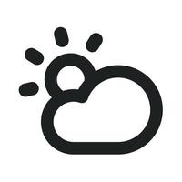 Cloudy Day Icon vector