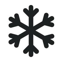 Snowflake Outline Icon vector