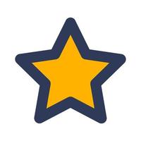 signo de estrella con icono sombreado vector