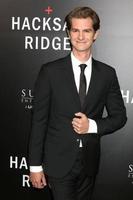 LOS ANGELES, OCT 24 -  Andrew Garfield at the Hacksaw Ridge Screening at Samuel Goldwyn Theater on October 24, 2016 in Beverly Hills, CA photo