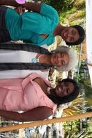 LOS ANGELES, AUG 20 -  Shawn Mitchell  Sister , Nichelle Nichols, Julia Pace Mitchell at the Julia Pace Mitchell Bridal Shower at the W Hotel, Westwood on August 20, 2011 in Westwood, CA photo