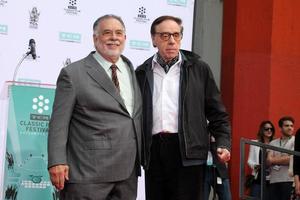 LOS ANGELES, APR 29 -  Francis Ford Coppola, Peter Bogdanovich at the Francis Ford Coppola Hand and Foot Print Ceremony at the TCL Chinese Theater IMAX on April 29, 2016 in Los Angeles, CA photo