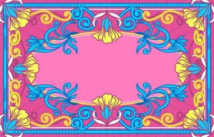 Colorful Art Nouveau Background vector