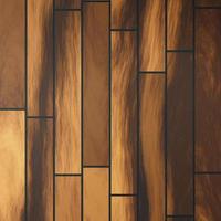 Top view. 3d illustration of dark wood parquet floor, background photo