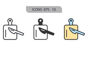 Restaurant icons  symbol vector elements for infographic web