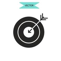 iconos de logro símbolo elementos vectoriales para web infográfico vector