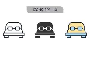 rooms icons  symbol vector elements for infographic web