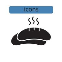 Bakery icons symbol vector elements for infographic web