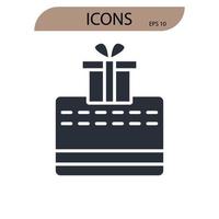 loyalty program icons symbol vector elements for infographic web