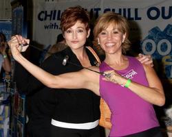 LOS ANGELES, NOV 20 -  Carolyn Hennesy, Forbes Riley at the Connected s Celebrity Gift Suite celebrating the 2010 American Music Awards at Ben Kitay Studios on November 20, 2010 in Los Angeles, CA photo