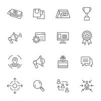 Branding icons set . Branding pack symbol vector elements for infographic web