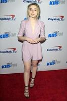 LOS ANGELES, DEC 2 -  Sabrina Carpenter at the 102.7KIIS FM s Jingle Ball 2016 at Staples Center on December 2, 2016 in Los Angeles, CA photo