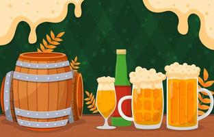 Beer Day Background vector