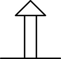 Upload Outline Icon vector